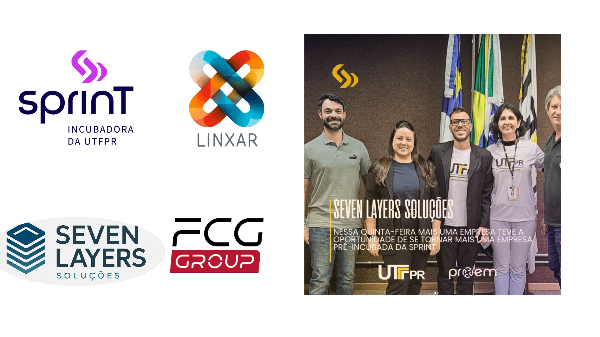 Equipe incubada na Sprint — UTFPR